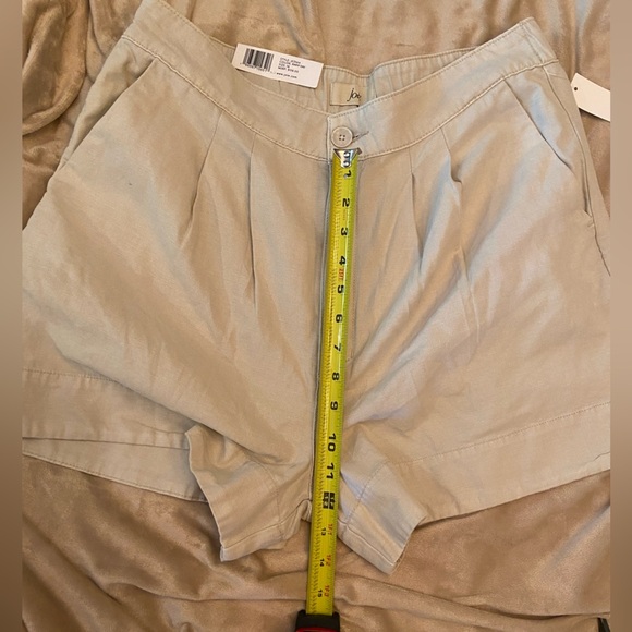 NWT Joie Women’s Cotton-Linen Pleated Short Rainy Day Size M - Picture 10 of 10